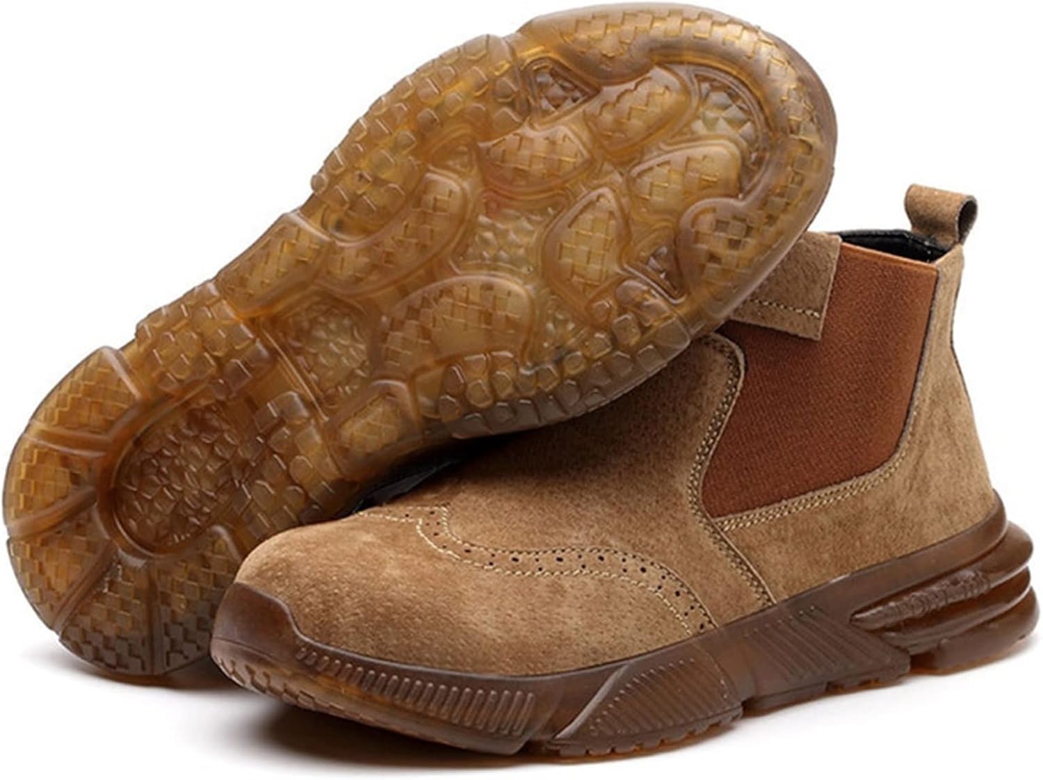 

Защитные ботинки для мужчин и женщин с композитным стальным носком, кроссовки для промышленного и строительного труда, легкие и дышащие (Цвет: серый, Размер: 6 US) Hisxus