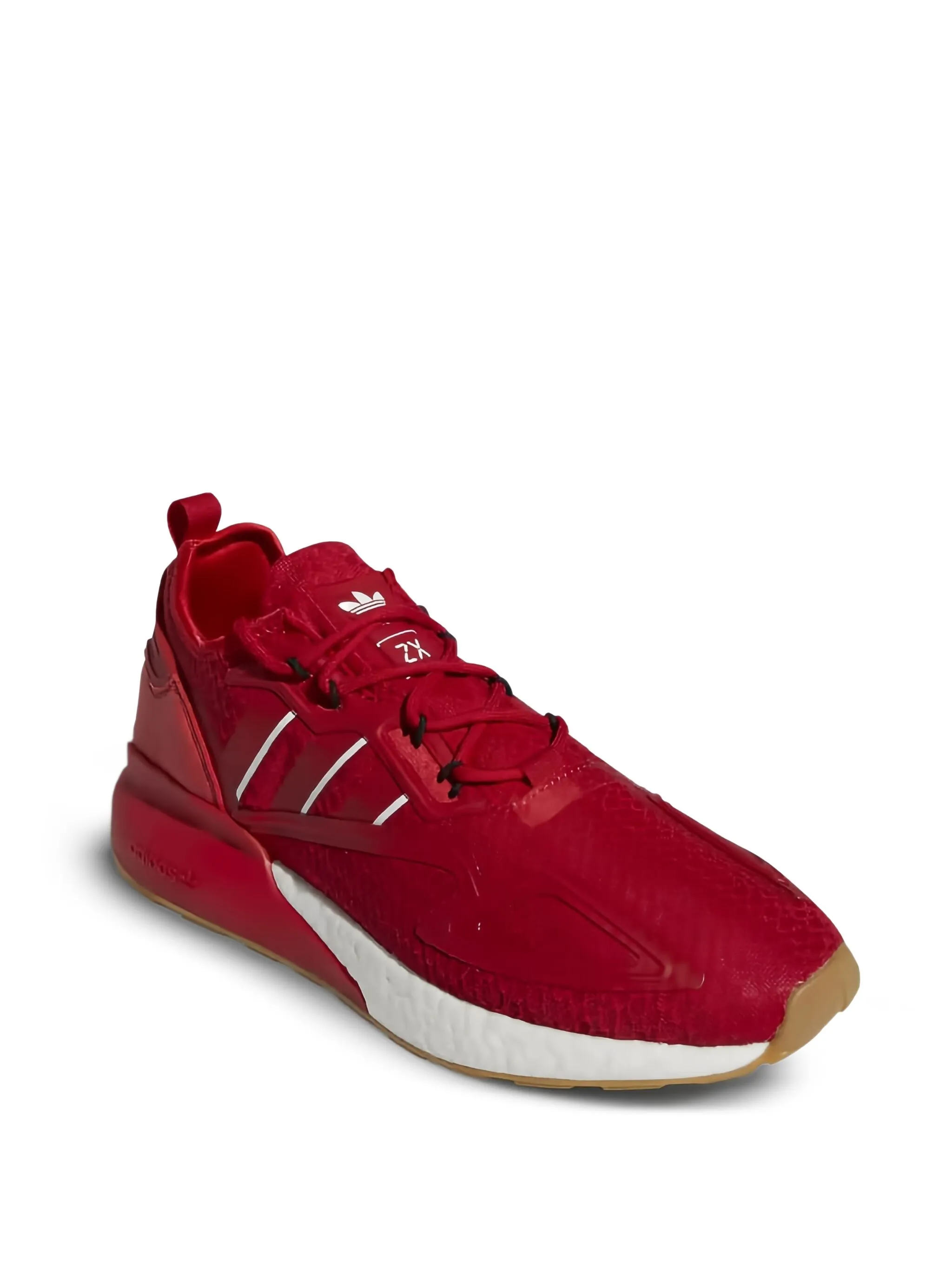 Кроссовки ZX 2K Boost Scarlet Gum Adidas, красный — фото 2