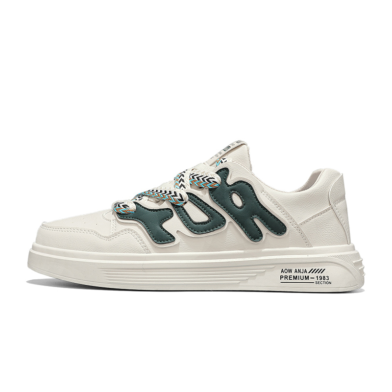 

Износостойкие низкие мужские кроссовки Bull charm, Beige Green