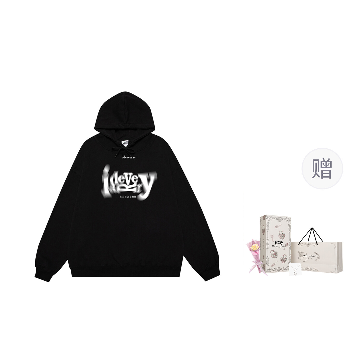

Толстовка унисекс Ideverray, цвет Heather Gray