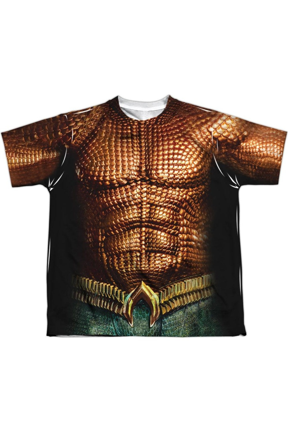 

Футболка с коротким рукавом для детей "Aquaman" в стиле униформы из фильма Gildan, белый