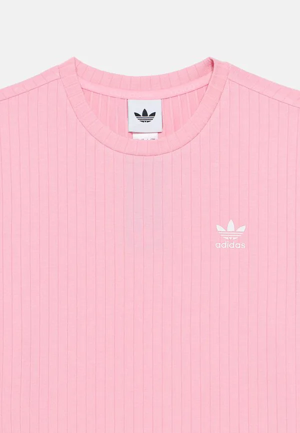 Широкая футболка, базовая футболка Adidas Originals, Light Pink — фото 3