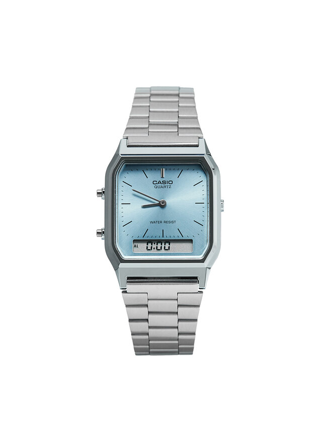 

Часы Vintage Maxi AQ-230A-2A1MQYES Casio, синий/серебряный