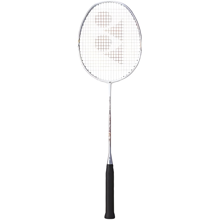 

YONEX Ракетка для бадминтона Swift Light NF400 Full Carbon, наступательного типа, с утяжеленной головкой, жестким стержнем, профессиональная, 10 мм, белая