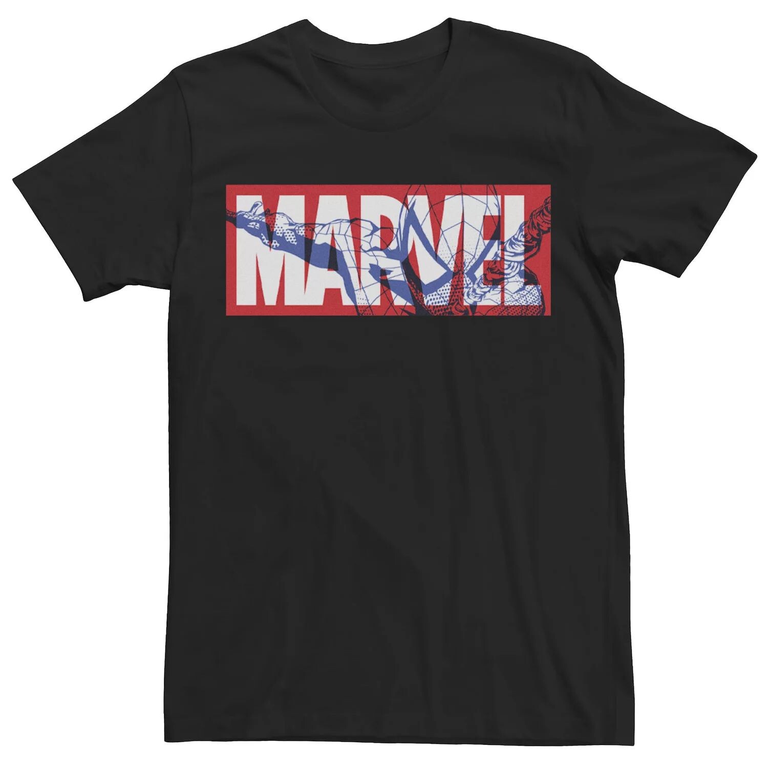 

Мужская футболка с классическим логотипом Marvel Spider-Man Licensed Character