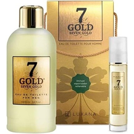 

Мужской парфюмерный набор Seven Gold Luxana, 2 предмета