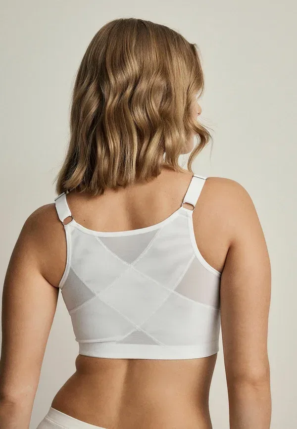 Бюстгальтер-бандо Next, Regular fit total support front fastening back smooth & support bra, белый — фото 2