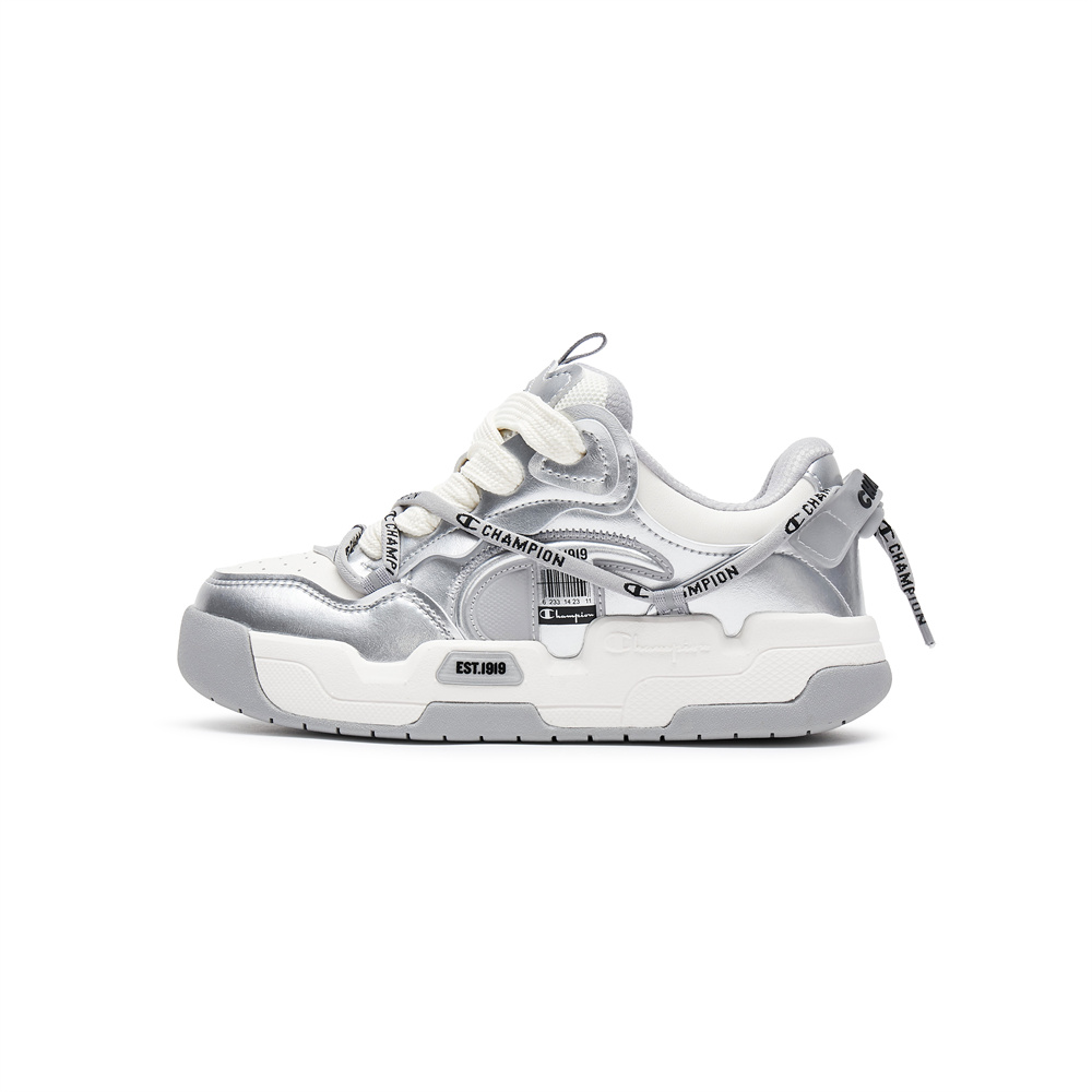 Champion Live Skate Fabric Low top кроссовки для скейтбординга Unisex Gray Silver