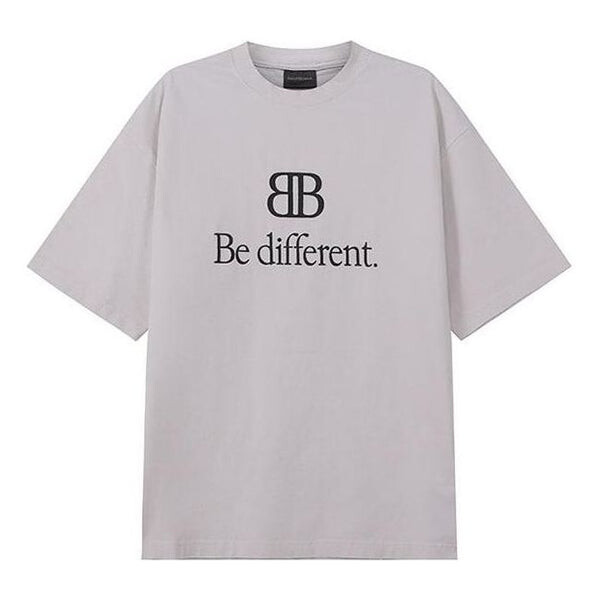 

Футболка bb be different t-shirt medium fit 'grey' Balenciaga, серый