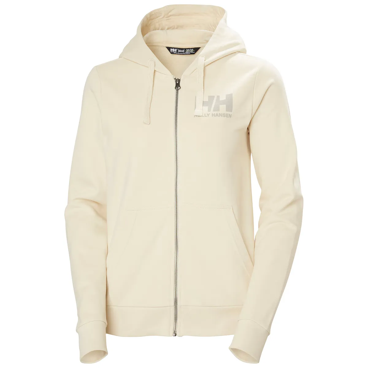 

Женская толстовка с капюшоном на молнии с логотипом W HH 2.0 Helly Hansen, цвет Crema