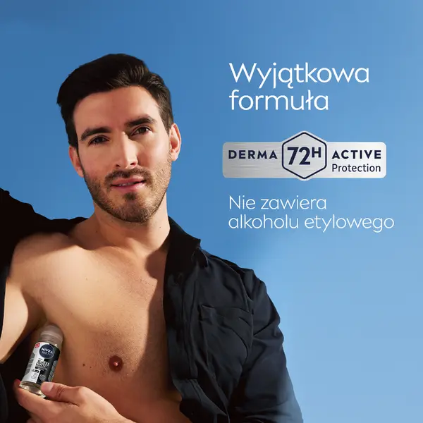 Двойная упаковка: мужской шариковый антиперспирант, 2x50 мл Nivea Men black&white — фото 3