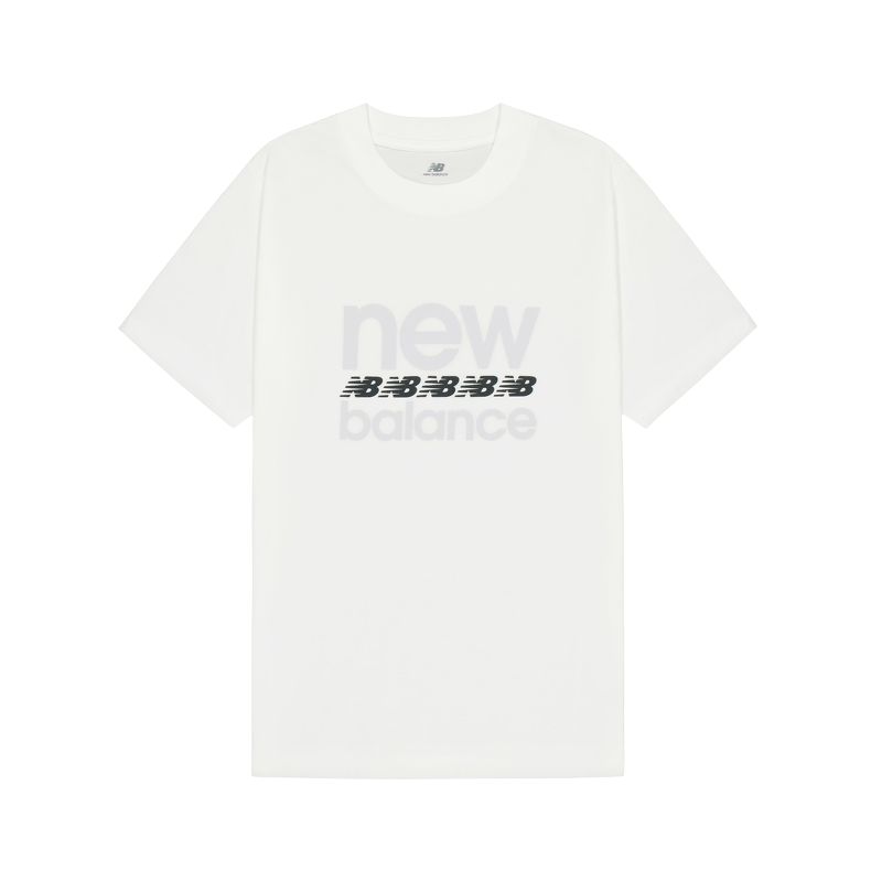 

New Balance Футболка SS25 мужская белая