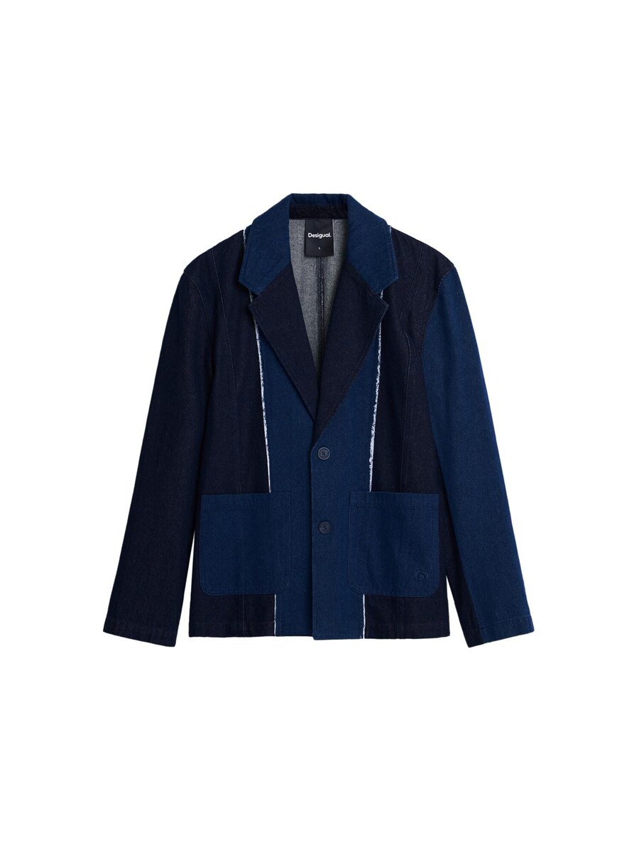 

Пиджак стандартного кроя Desigual, синий/ночно-синий