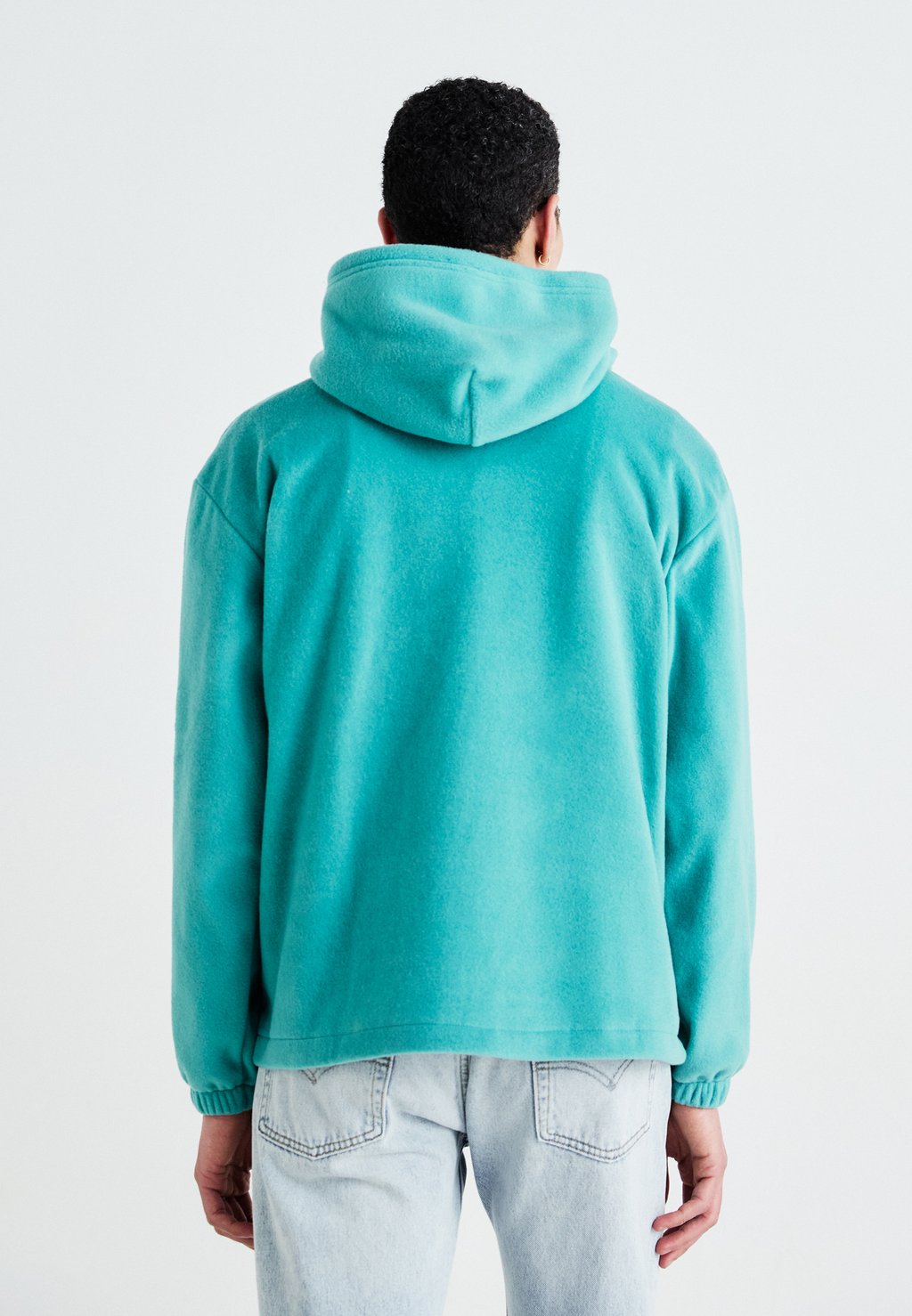 Флисовая толстовка Felpa con cappuccio Levi's, бирюзовый — фото 3