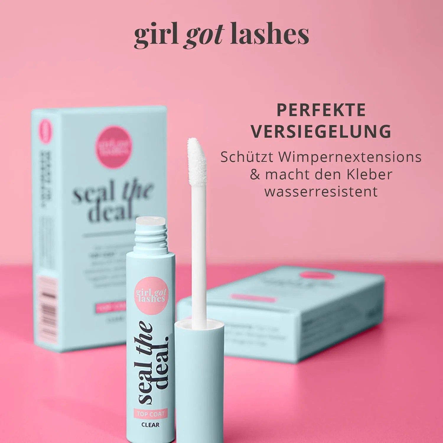 Закрепляющее покрытие GirlGotLashes Seal the Deal Top Coat Clear для наращивания ресниц Girl Got Lashes — фото 2