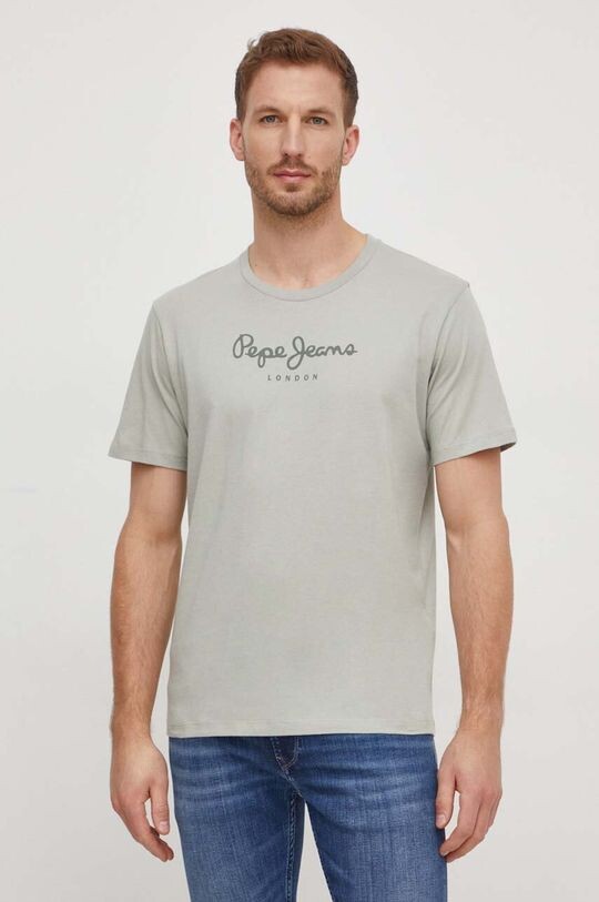 

Футболка Eggo из хлопка Pepe Jeans, зеленый