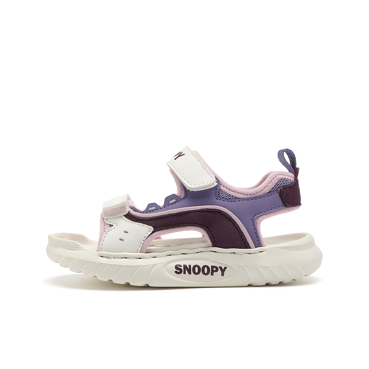 

Легкие противоскользящие сандалии с амортизацией для детей SNOOPY, белый/розовый/фиолетовый