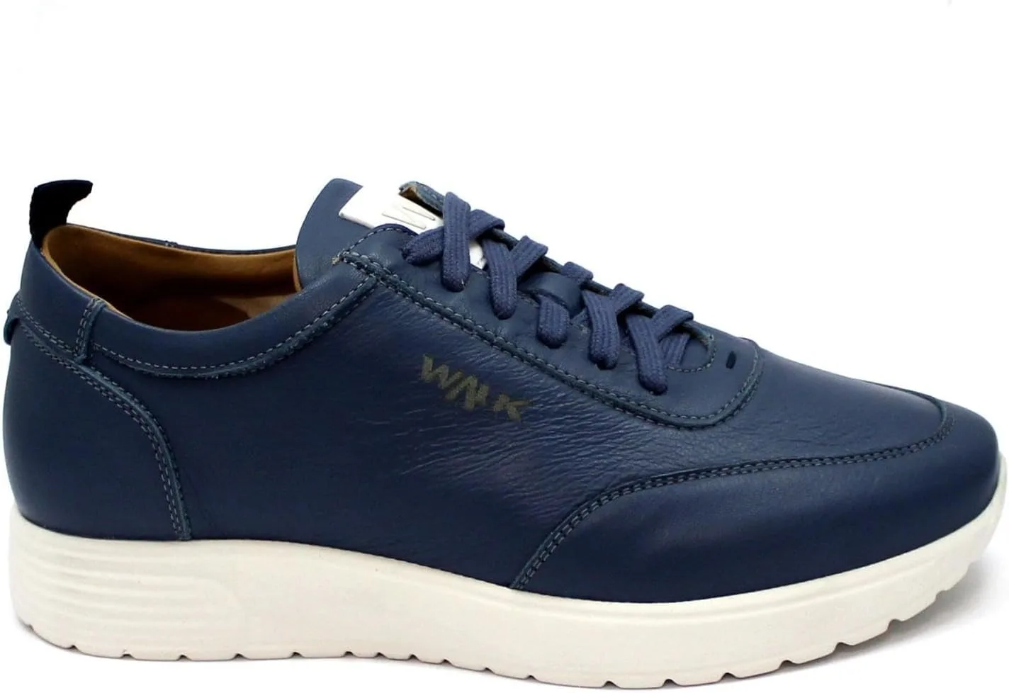 Джинсы Melluso Walk U16268Z Herren Schuhe Кроссовки Keilabsatz Schnursenkel Leder, синий