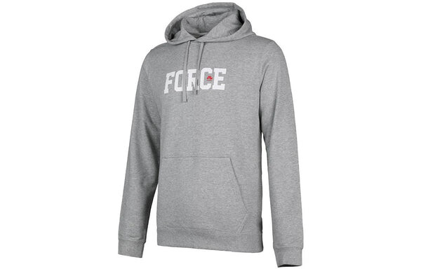 Толстовка Men's Nike Alphabet Printing Hooded Long Sleeves Gray, серый — фото 3