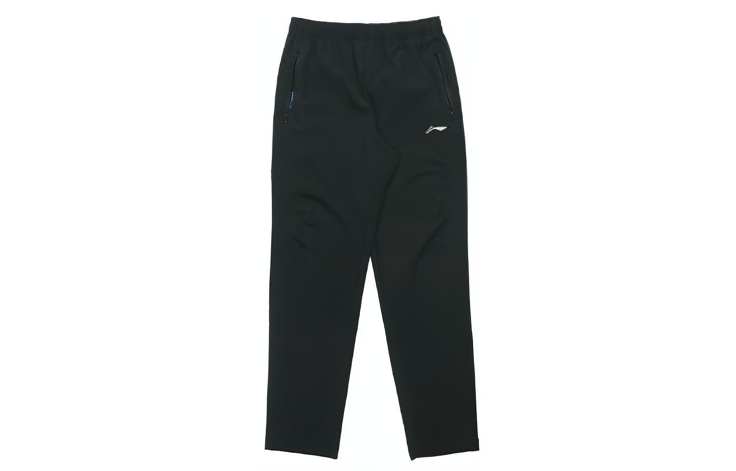 

LINING Трикотажные спортивные штаны мужские черные
