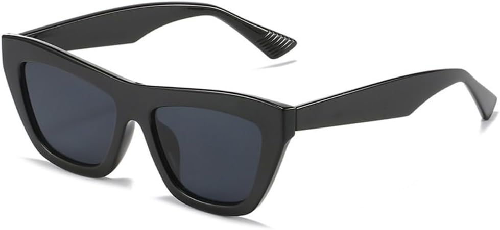 

Солнцезащитные очки One Piece Square Green Gradient Cat Eye для женщин, модные элегантные плоские солнцезащитные очки для мужчин, очки с защитой от УФ-излучения UV400 MTZJH, Black Gray