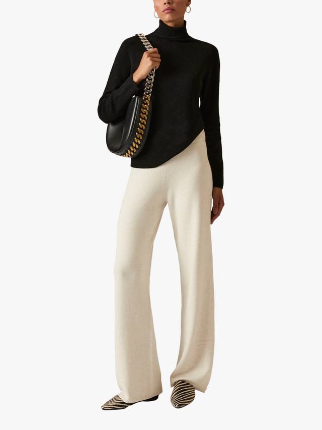 

Мягкий вязаный джемпер с воротником-поло James Lakeland, Black