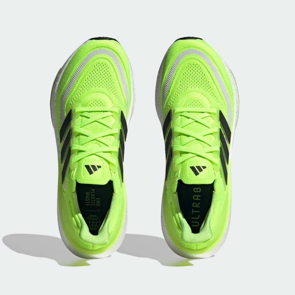 Мужские кроссовки для бега Adidas Ultraboost Light, белый/черный — фото 3