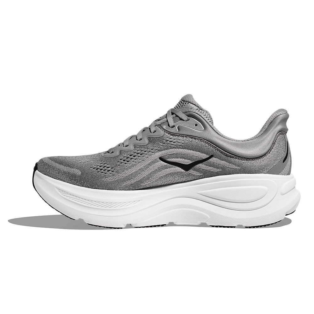 Беговые кроссовки Hoka Bondi 9 Wide (мужские), Galactic Grey/Stellar Grey — фото 4