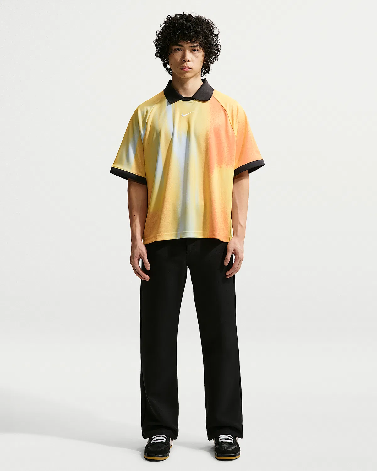 Мужская джерси для скейтбординга Nike SB Dri-FIT Jacquard "Sunset", Topaz Gold — фото 4