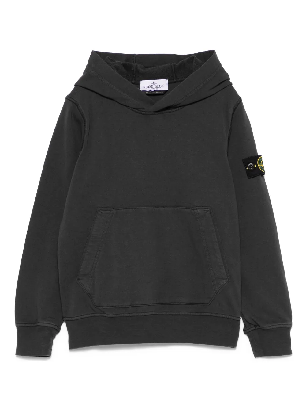 

Худи из джерси Stone Island Junior, серый