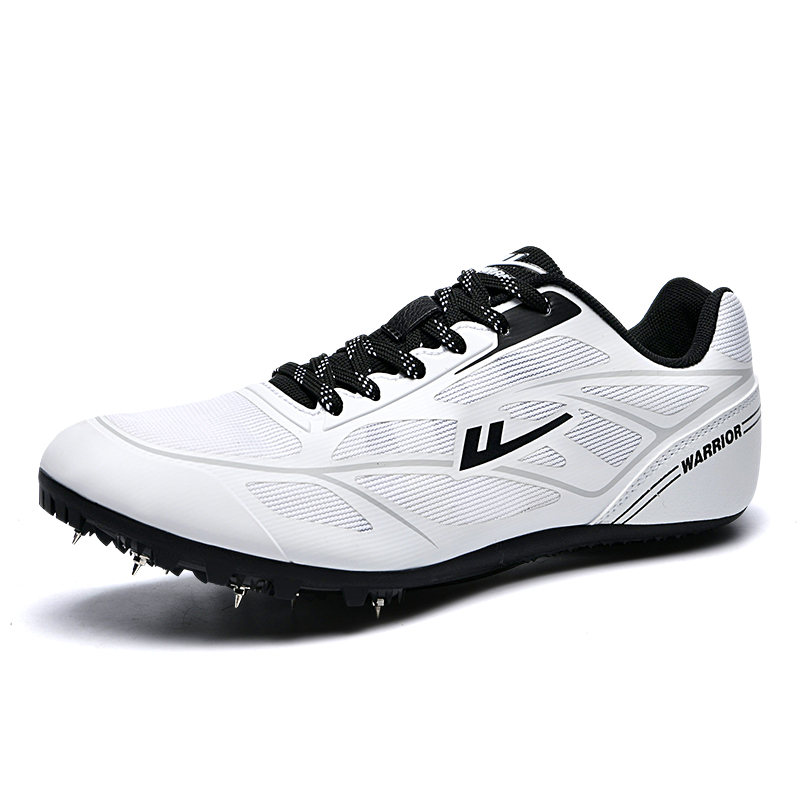 

WARRIOR Амортизирующие нескользящие дышащие низкие кроссовки для бега на длинные дистанции унисекс белый черный, цвет White Black