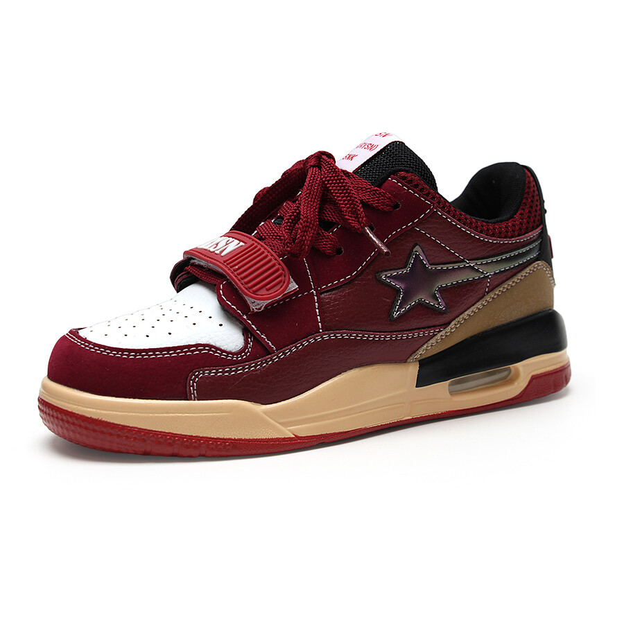 

Кроссовки STUR YSN Skateboarding Shoes Unisex Low-top, цвет Burgundy