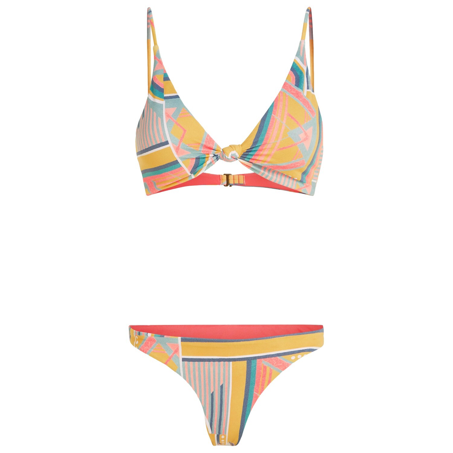 

Бикини O'Neill Women's Pismo Flamenco Wow, цвет Yellow Art Geo
