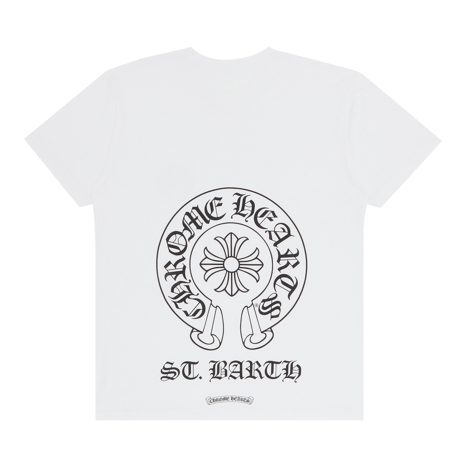 Футболка Chrome Hearts St. Barths Exclusive Horseshoe, белый — фото 2