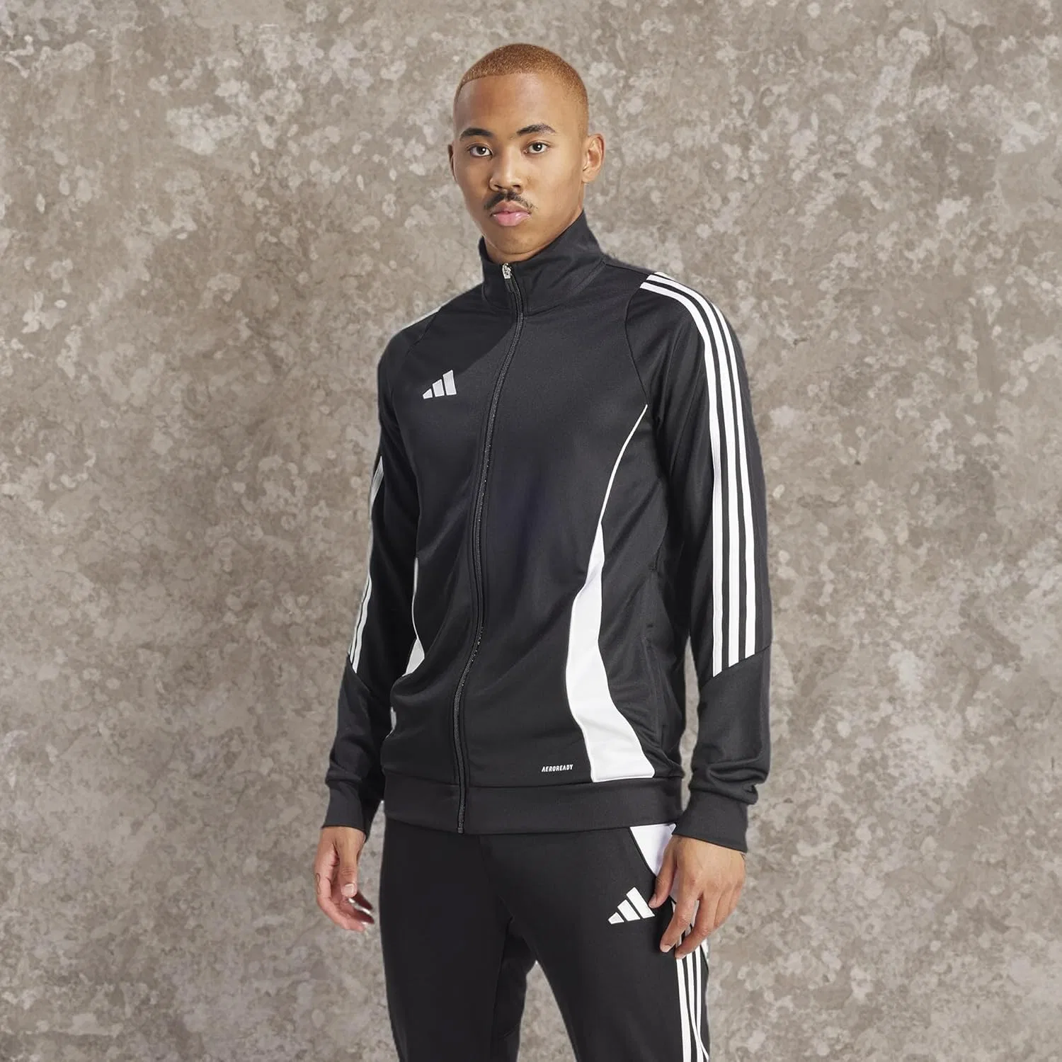 Тренировочная куртка adidas Tiro 24, Black/White — фото 4