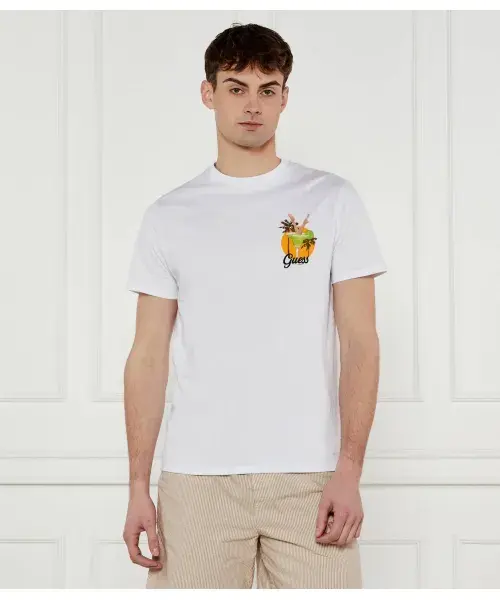 

Футболка Regular fit Guess Jeans, белый