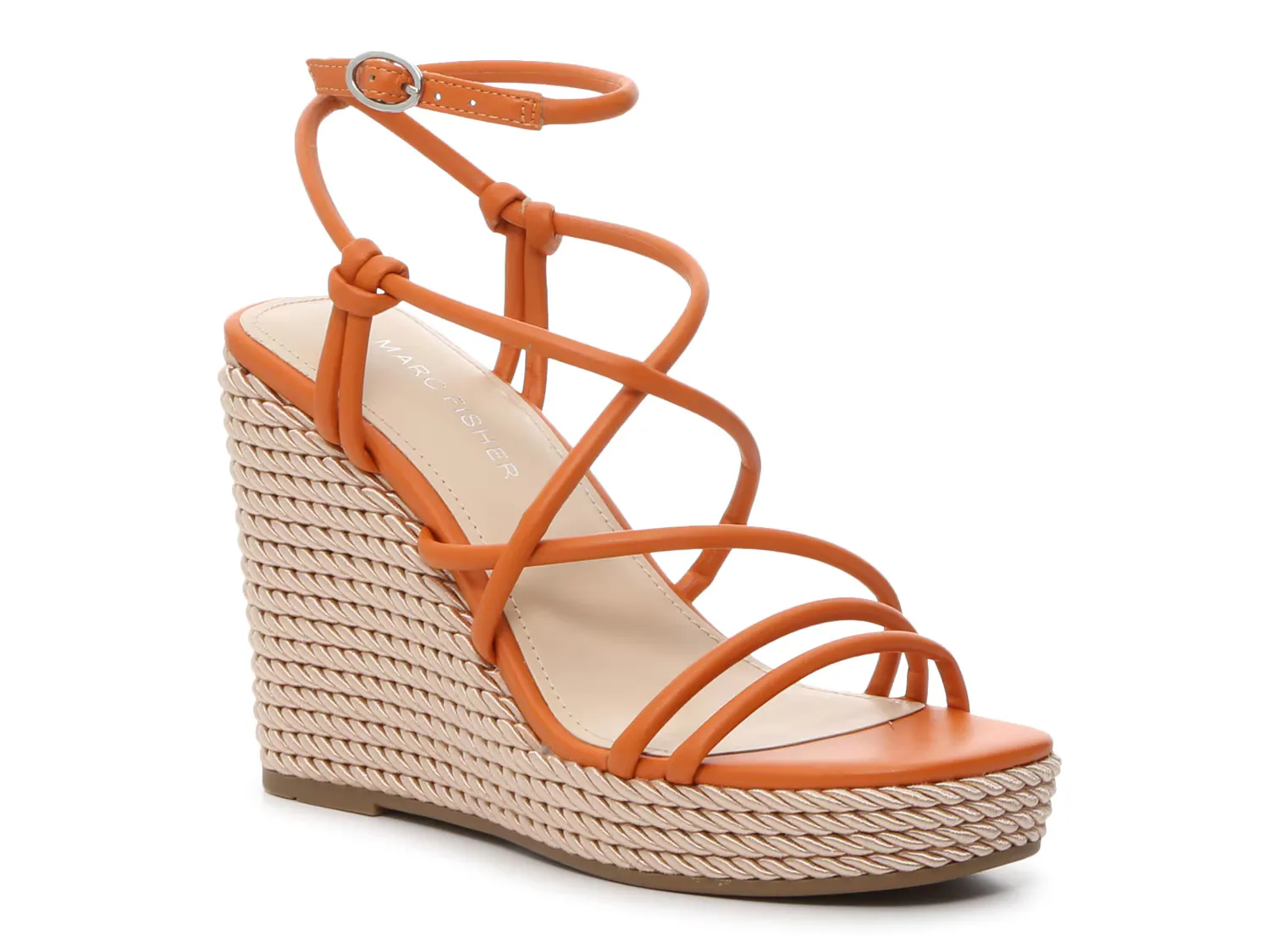 

Сандалии Zesty Wedge Sandal Marc Fisher, оранжевый