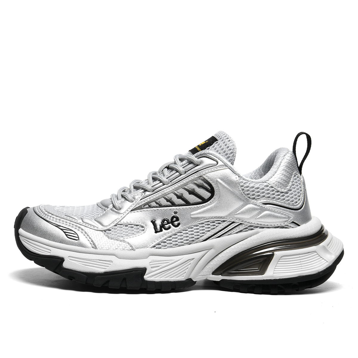 

Модные универсальные повседневные кроссовки на низком каблуке для поездок на работу и обратно. Мужские Lee, Light Gray