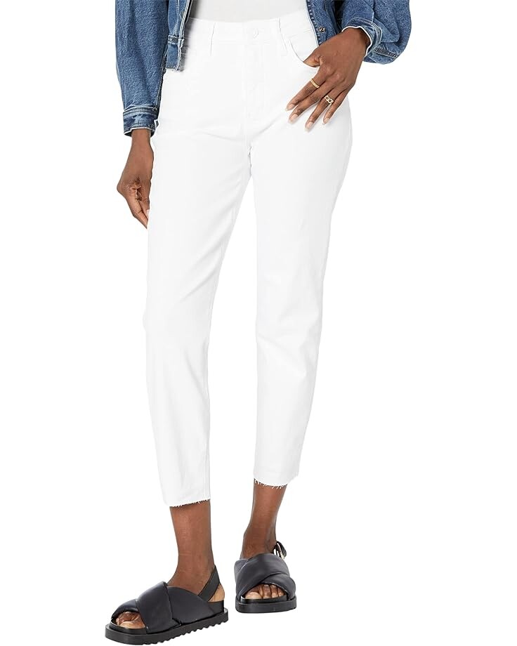 

Джинсы KUT from the Kloth Rachael High-Rise Fab Ab Mom Jeans, белый