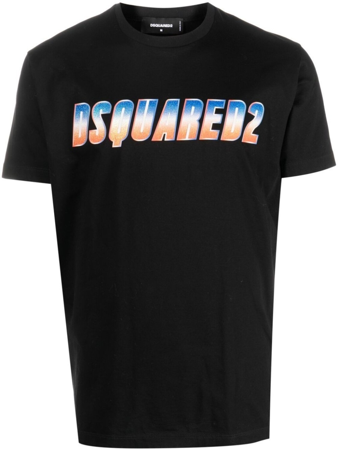 

Dsquared2 glitter logo-print T-shirt, черный