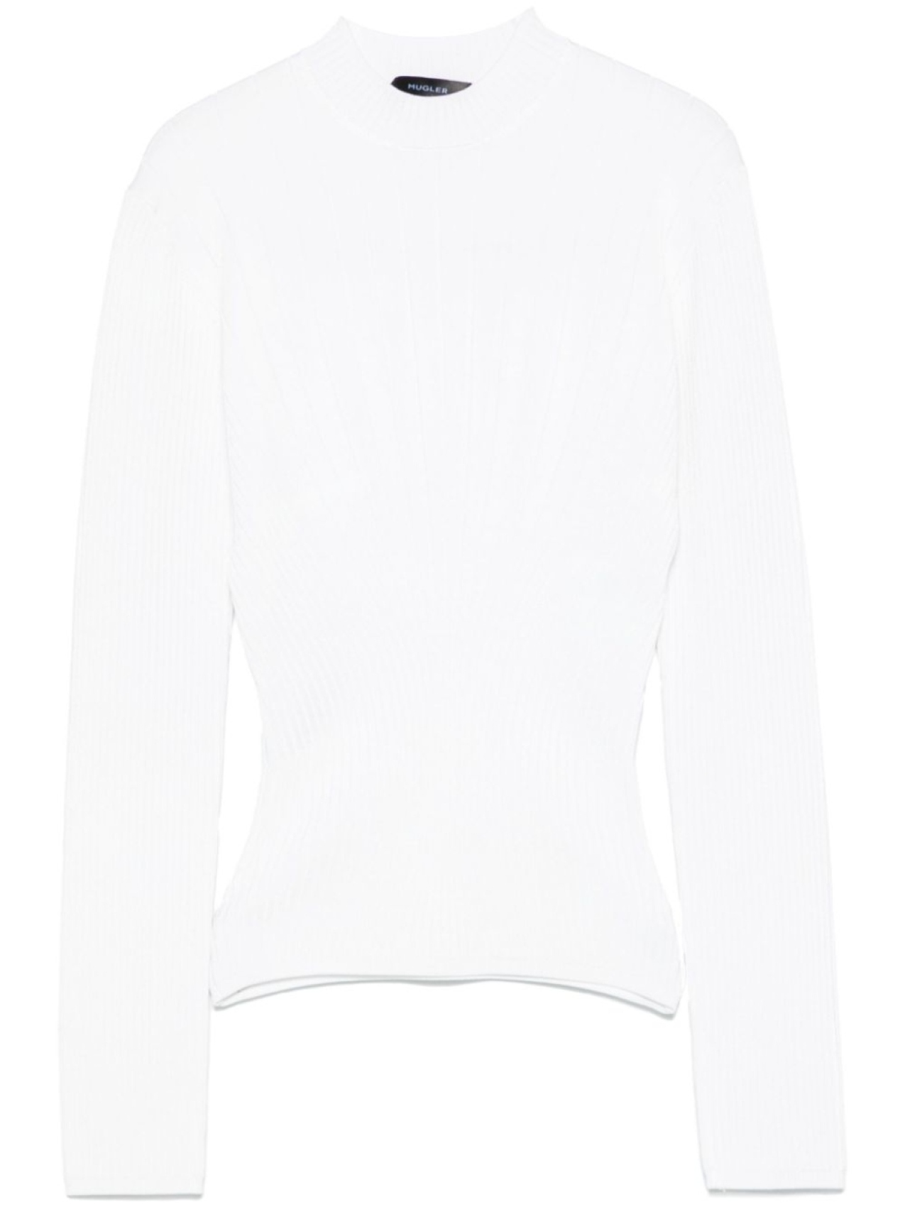 

Топ в рубчик Mugler, белый