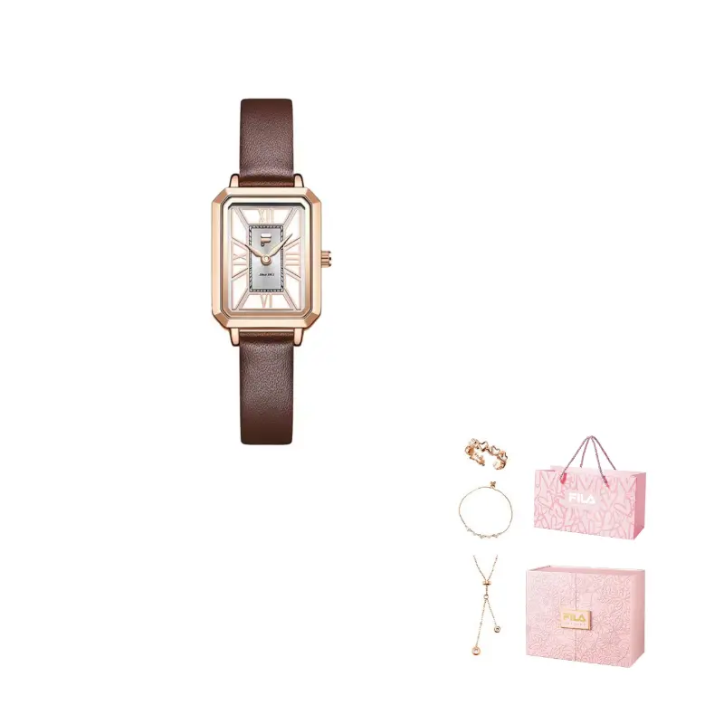 

FILA Часы Women's Watch, 6264-109 Silver Dial Brown Strap