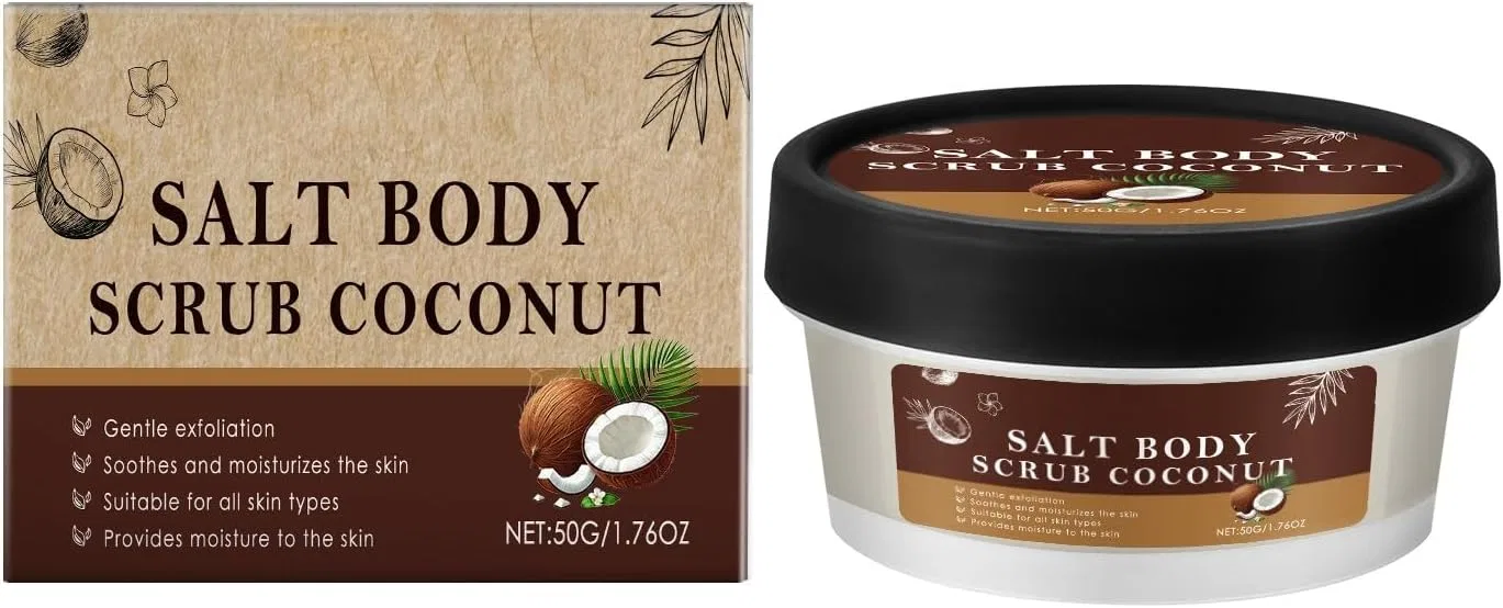 Скраб для тела с кокосом, увлажняющий, Generic, 90 г