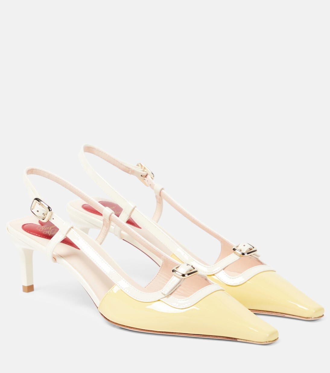 Лакированные туфли viv' canard с пяткой назад Roger Vivier, сиреневый