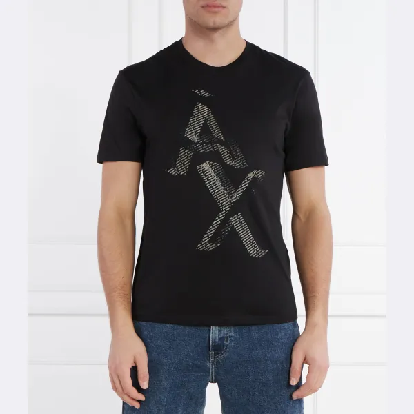 

Футболка стандартного кроя Armani Exchange, черный