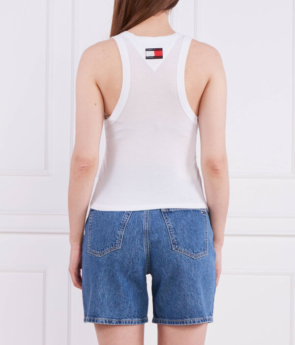 Майка женская Tommy Hilfiger из модала, белый — фото 4