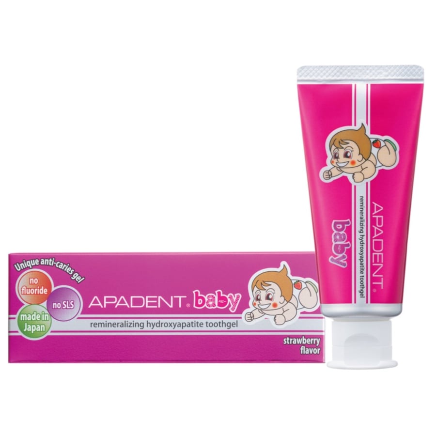 

Гель для прорезывания зубов у детей Apadent Baby 55 г, без SLS и фторида, японский, MKJ55N, [цвет] inna