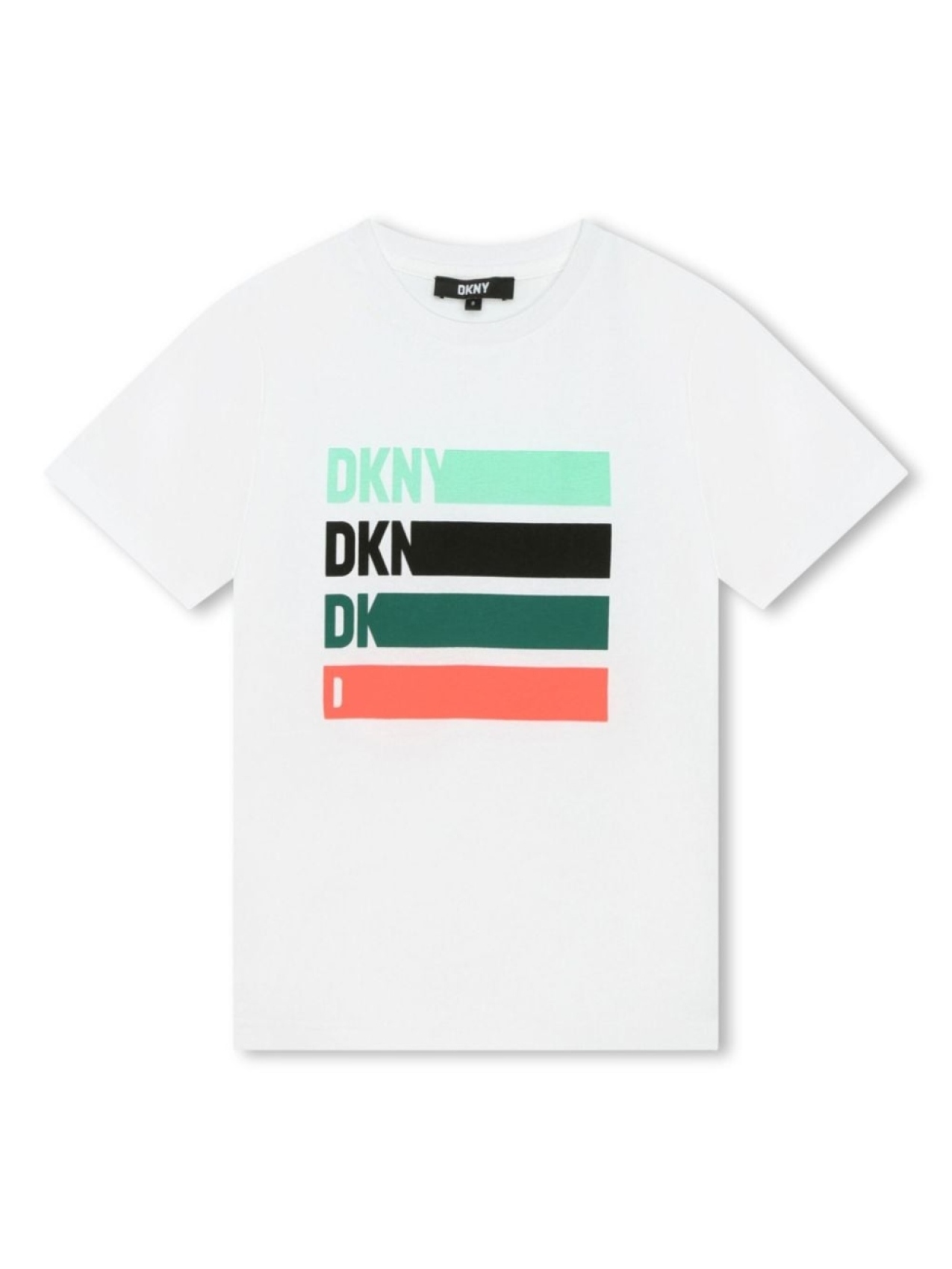 

DKNY футболка в полоску, белый