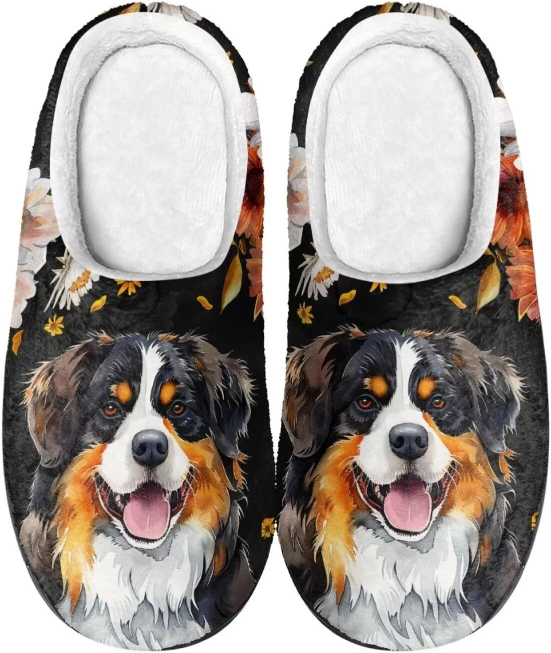 

Домашние тапочки Lotusorchid для женщин, с эффектом памяти, теплые мягкие тапочки, шлепанцы без задника, для дома и улицы, черный