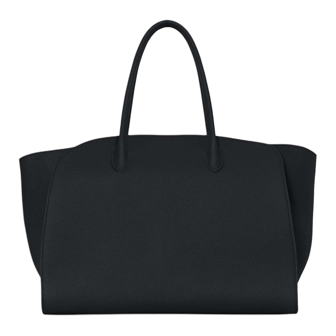 

THE ROW Сумка Marlo из коровьей кожи унисекс черная